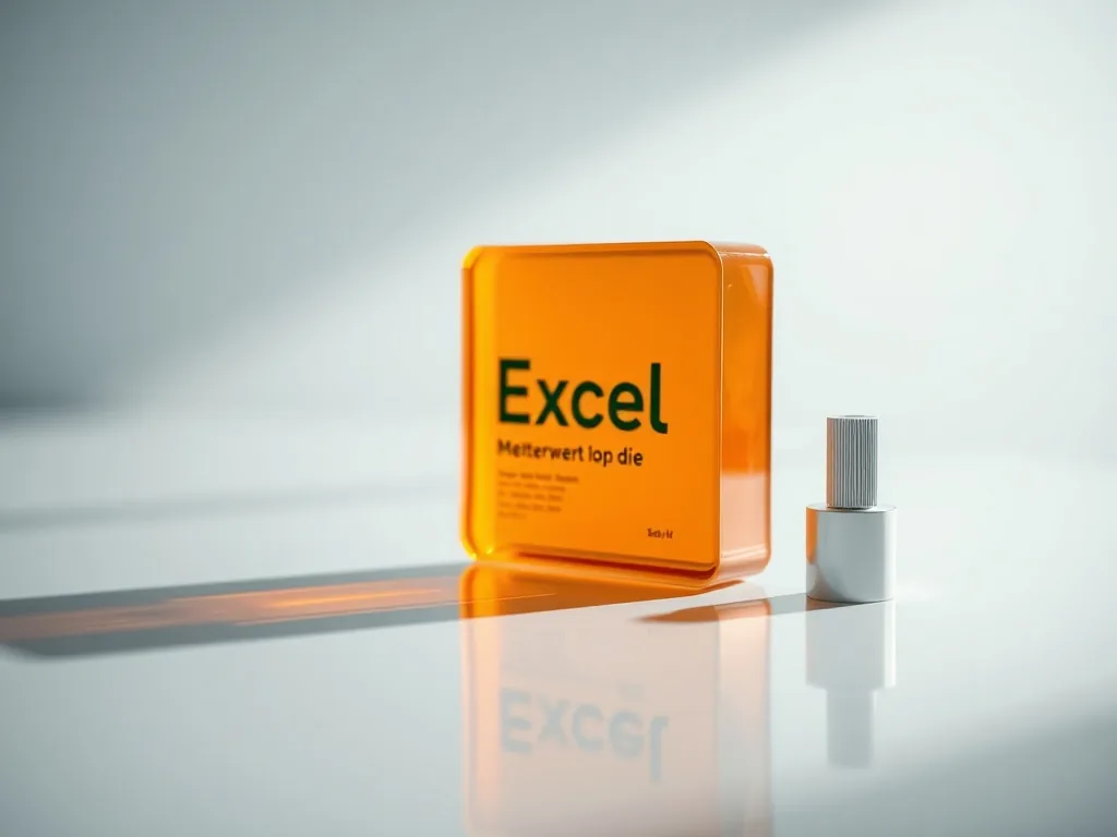 Eine Nahaufnahme eines Excel-Tabellenblatts mit einer markierten Zelle, in die die Formel =MITTELWERT() eingetragen wird.