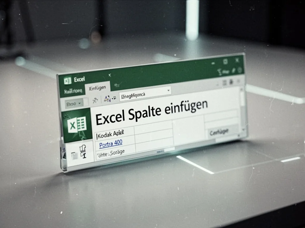 Excel Spalte einfügen: So klappt's in Sekunden