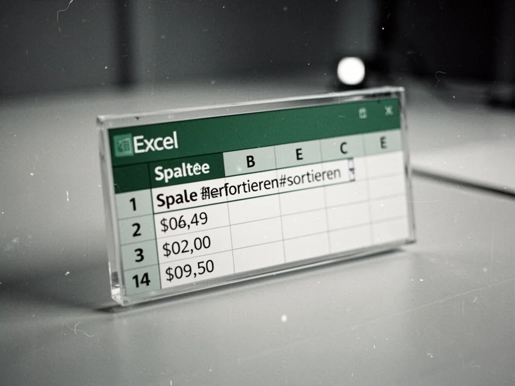 Excel Spalte sortieren: So räumen Sie Ihre Daten auf (2026)