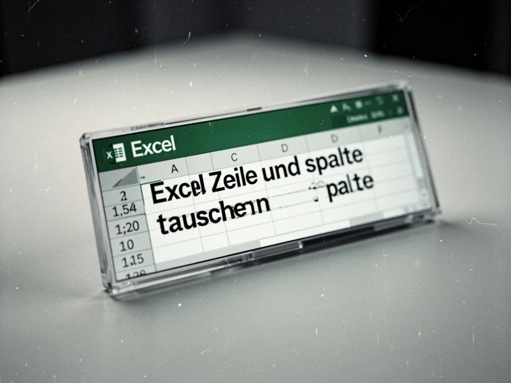 Excel Zeile und Spalte tauschen: So transponieren Sie Daten 2026